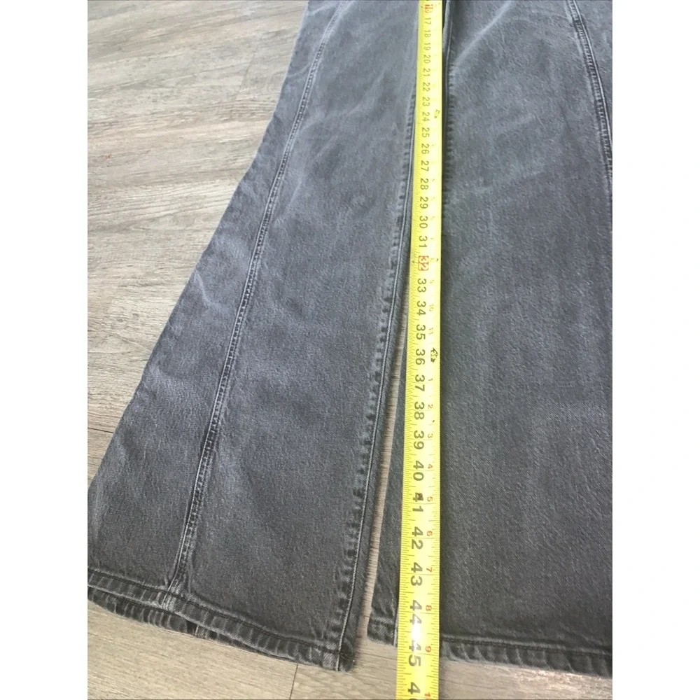 Free People We The Free Black Coal Flare Jeans Womens 28